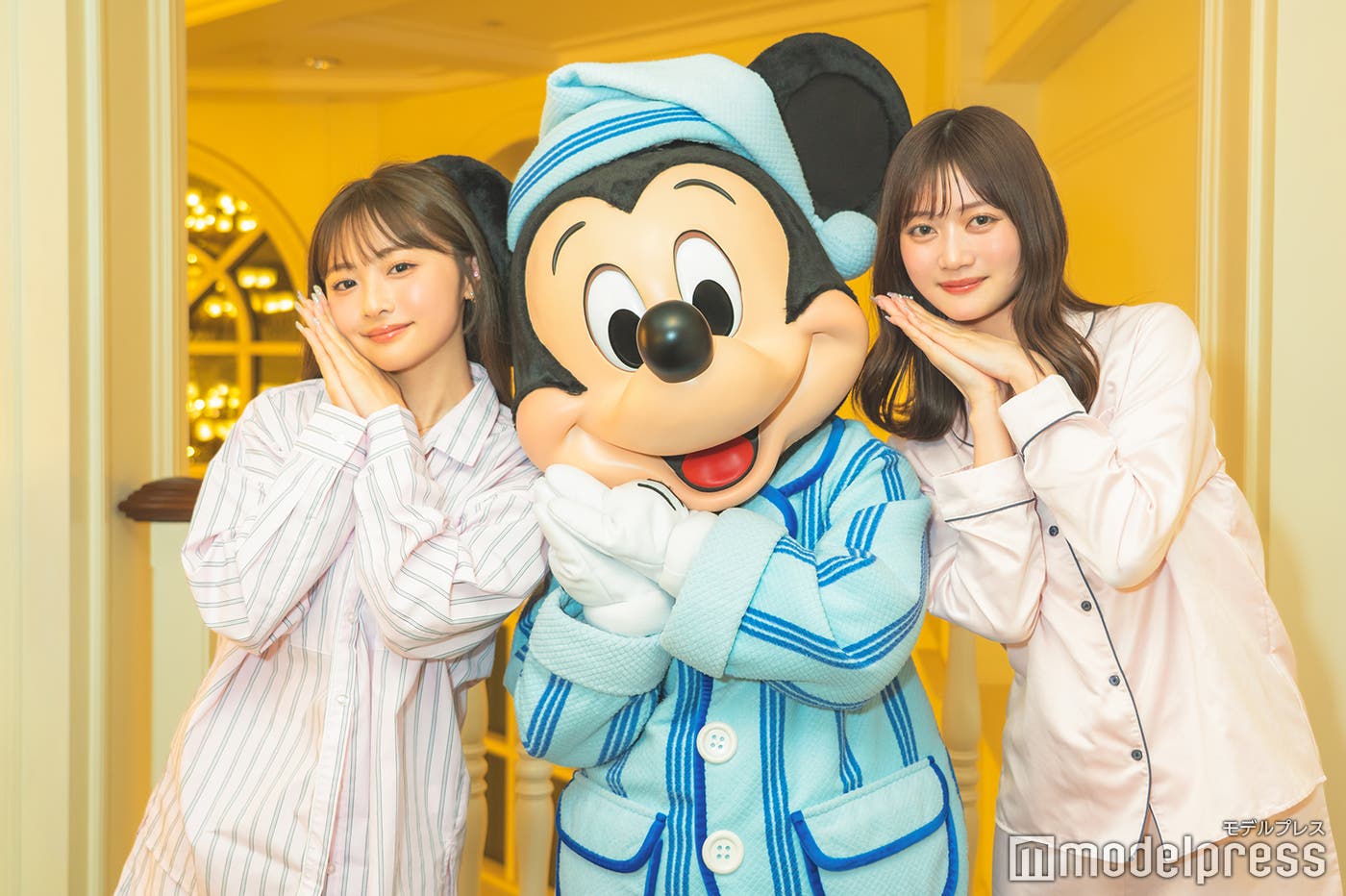 パジャマ姿のミッキーマウス(C)モデルプレス