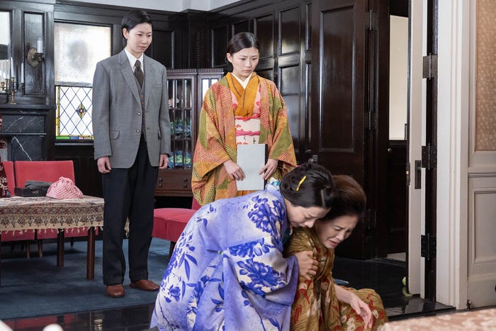 土居志央梨、伊藤沙莉、桜井ユキ、筒井真理子 「虎に翼」第28話(C)NHK
