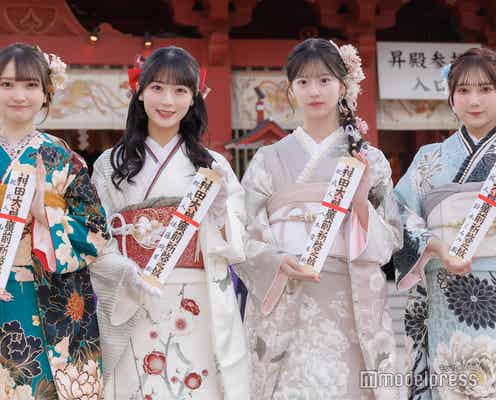 AKB48、鈴木くるみ・佐藤綺星・八木愛月ら成人で艶やか晴れ着姿披露 “サプライズゲスト”登場に一同驚き