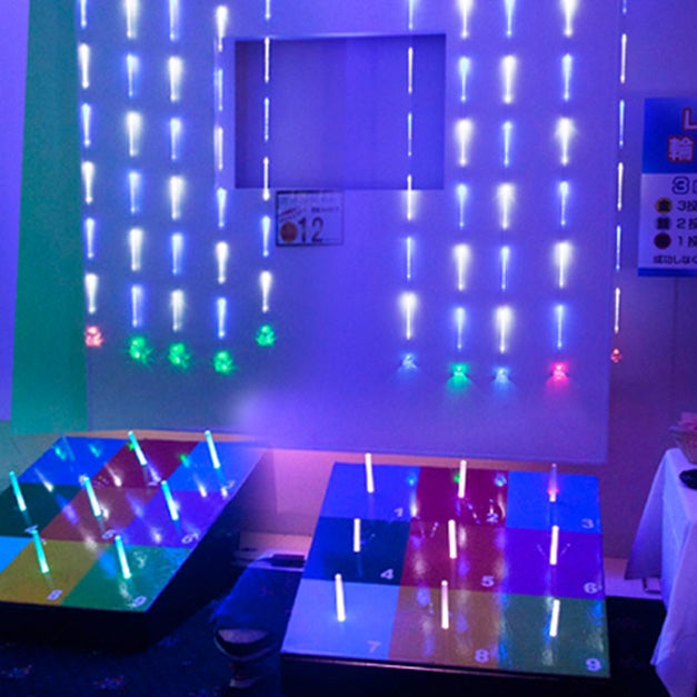 イルミ体験エリア／画像提供：大阪城イルミナージュ実行委員会