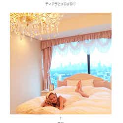 美女とペット No 1キャバ嬢モデル兼社長 愛沢えみりのセレブわんこ ティアラ モデルプレス