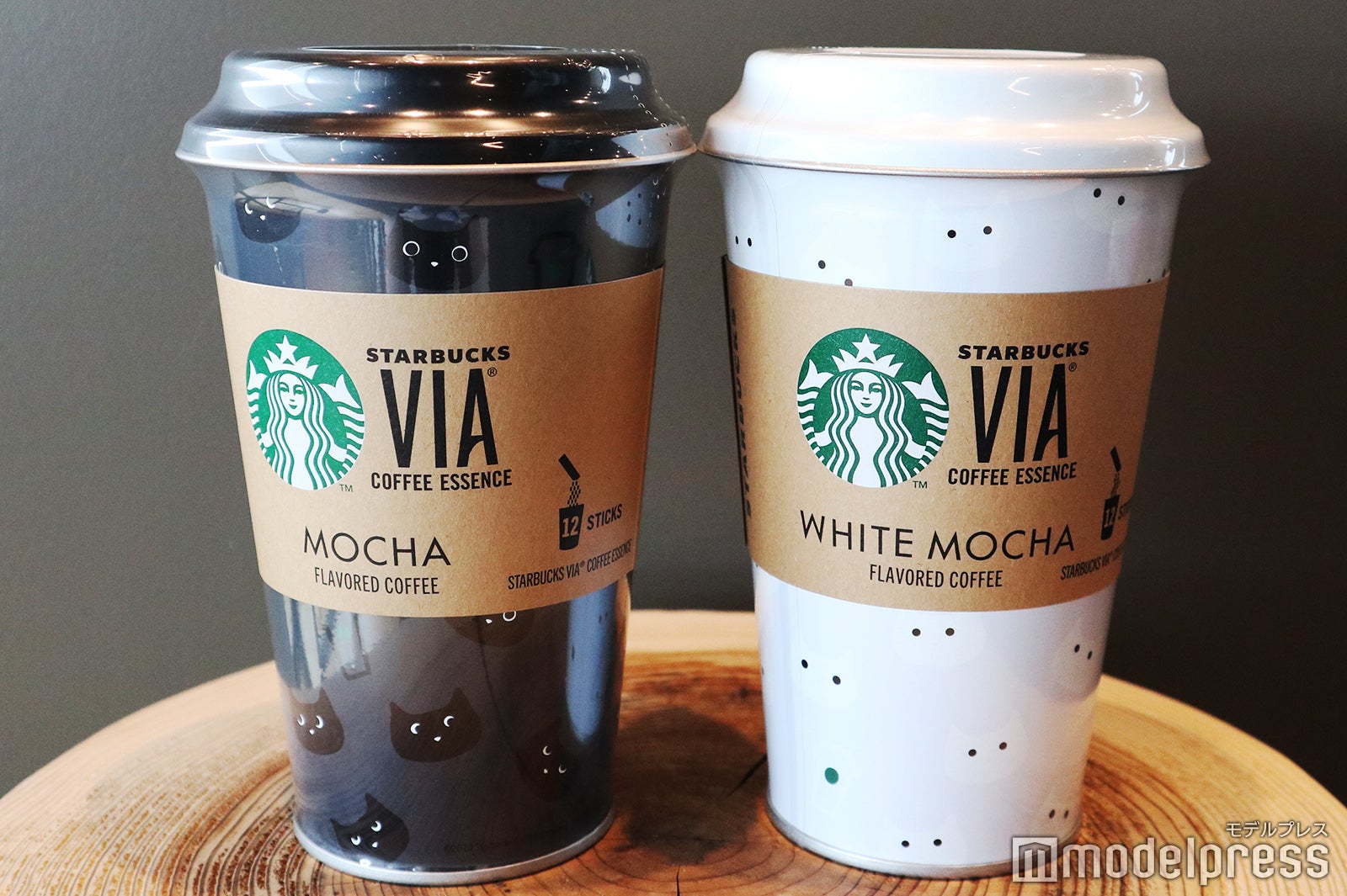 （左から）「スターバックスヴィア モカ12本入り」「スターバックスヴィア ホワイトモカ12本入り」（C）モデルプレス