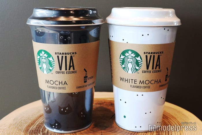 (左から)「スターバックスヴィア モカ12本入り」「スターバックスヴィア ホワイトモカ12本入り」(C)モデルプレス