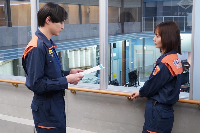 一ノ瀬颯、中村ゆり「119エマージェンシーコール 」第4話(C)フジテレビ