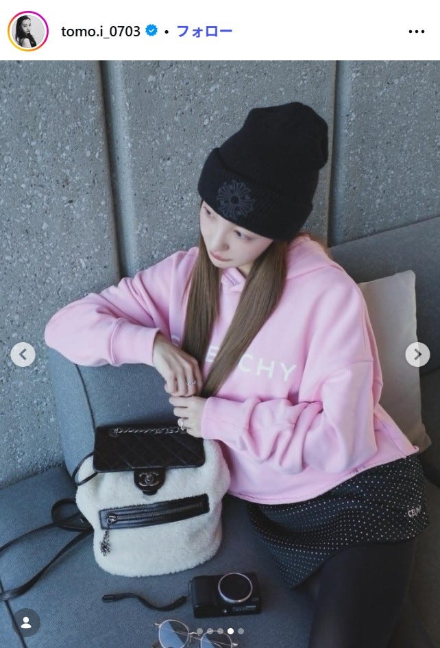 板野友美Instagramより