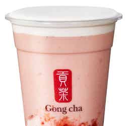 いちご杏仁 阿里山 ミルクティー580円/画像提供:ゴンチャ ジャパン