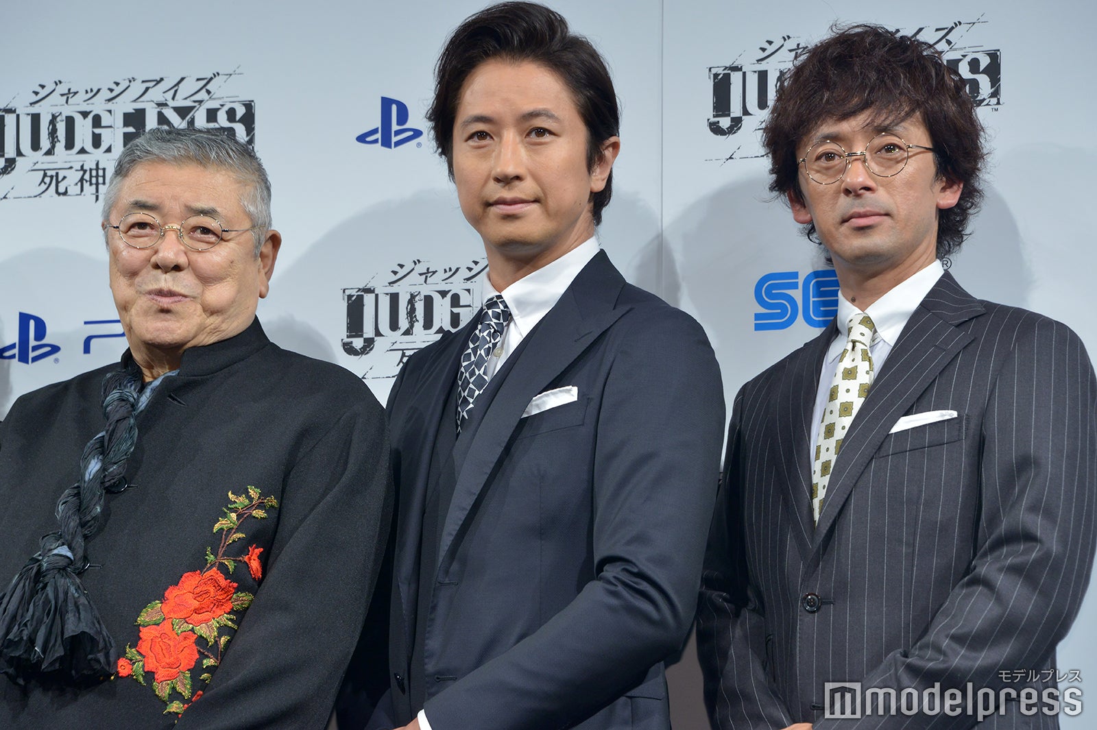（左から）中尾彬、谷原章介、滝藤賢一（C）モデルプレス