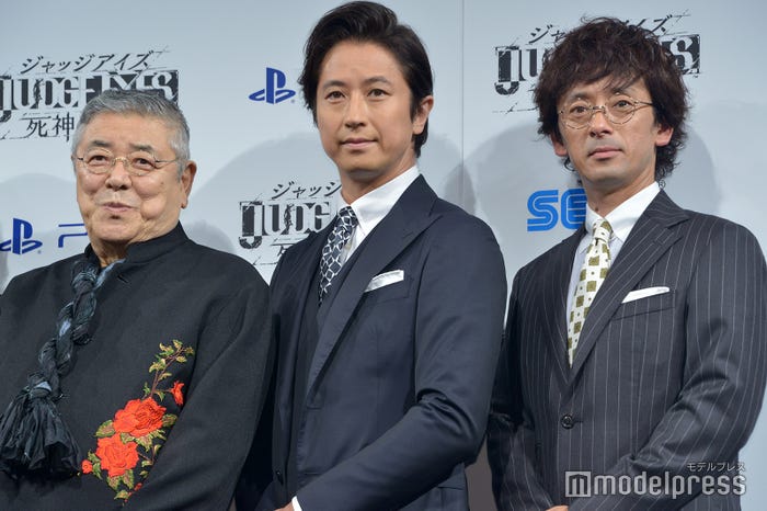 (左から)中尾彬、谷原章介、滝藤賢一(C)モデルプレス