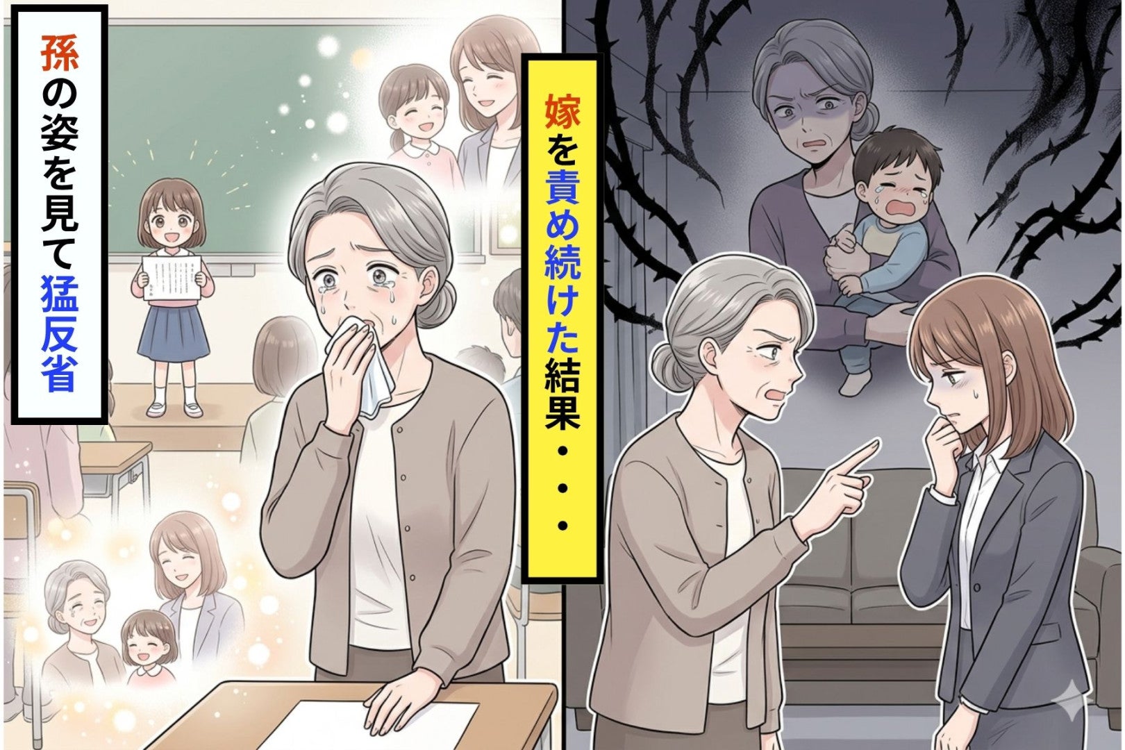 嫁を責め続けた私が、孫の「将来の夢」の作文で気づいた30年越しの間違い
