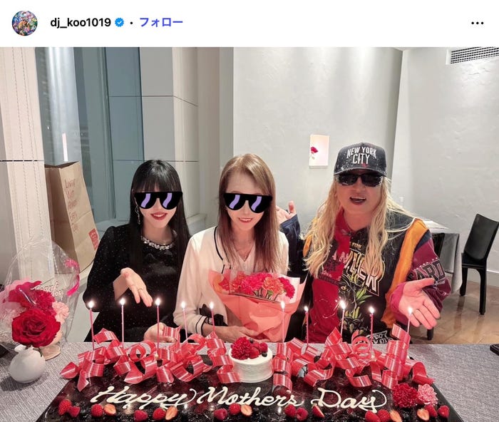DJ KOO Instagramより