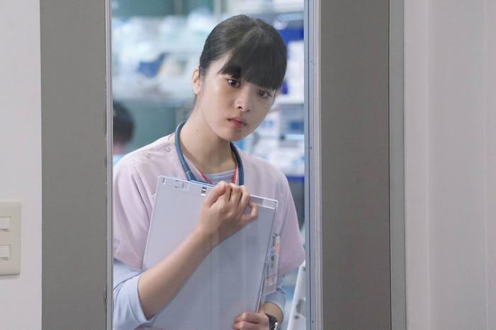 馬場ふみか「コード・ブルー」第1話より(画像提供:フジテレビ)