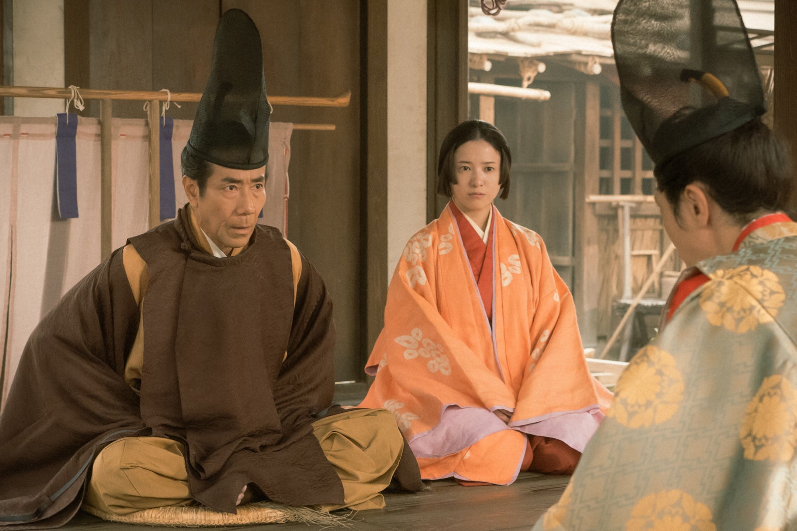 岸谷五朗、吉高由里子「光る君へ」第12話より（C）NHK