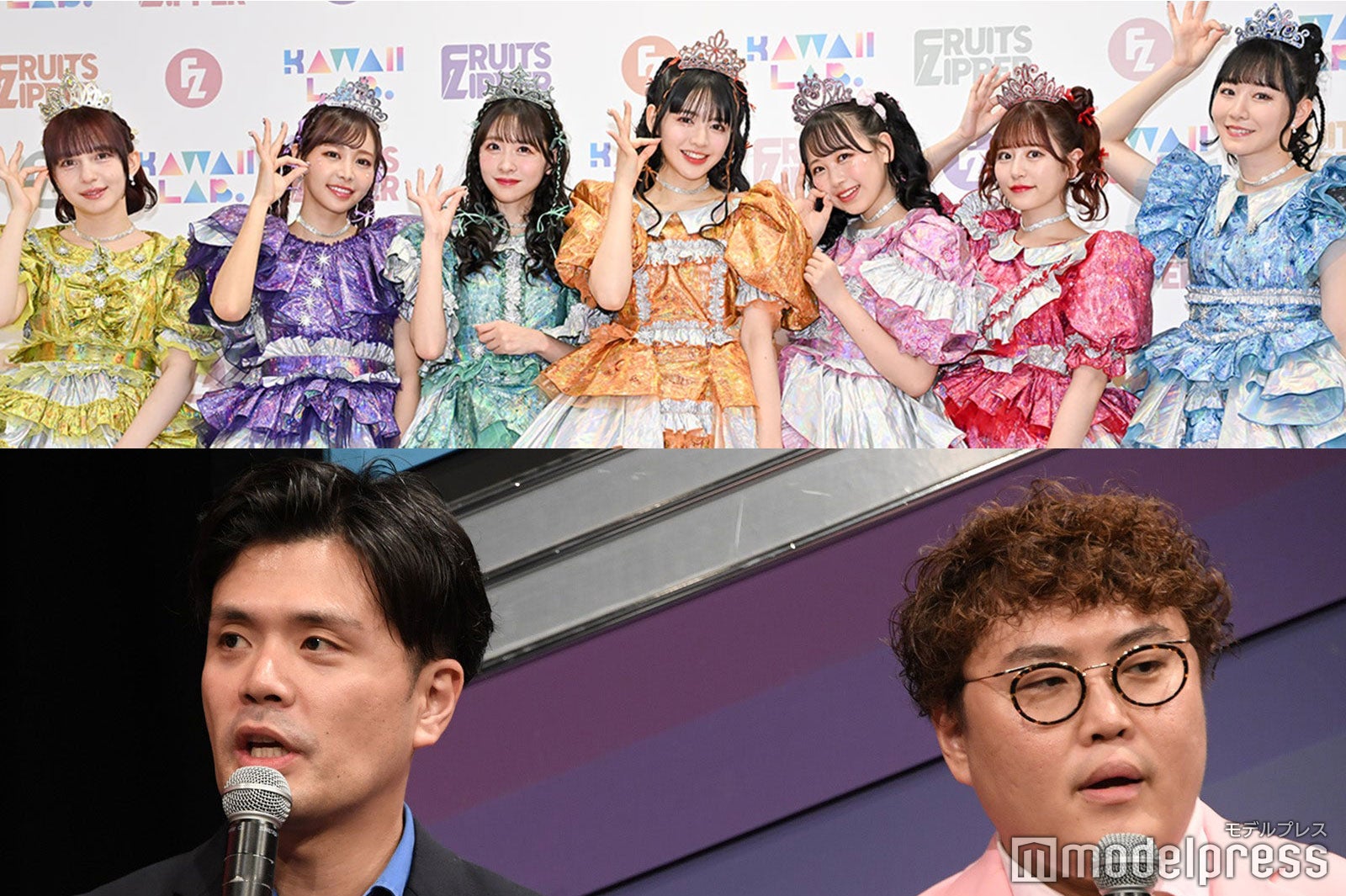 FRUITS ZIPPERメンバー、“公式お兄ちゃん”マユリカとの「紅白」共演はリハまで知らなかった「裏でちょこちょこ会うことができて」再会の様子語る