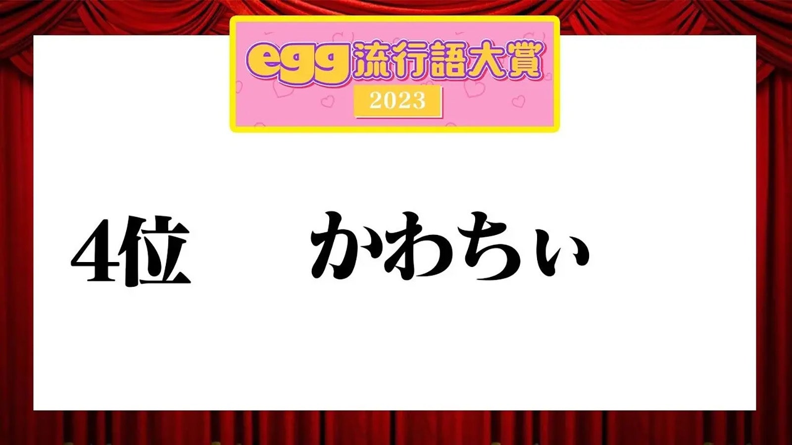 「2023年ギャル流行語大賞」（提供写真）