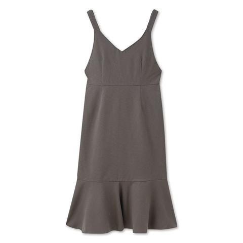 しまむら　ラクかわ　ジャンスカ　キャミワンピ　冬コーデ　キャミソールワンピース　MAYUKO