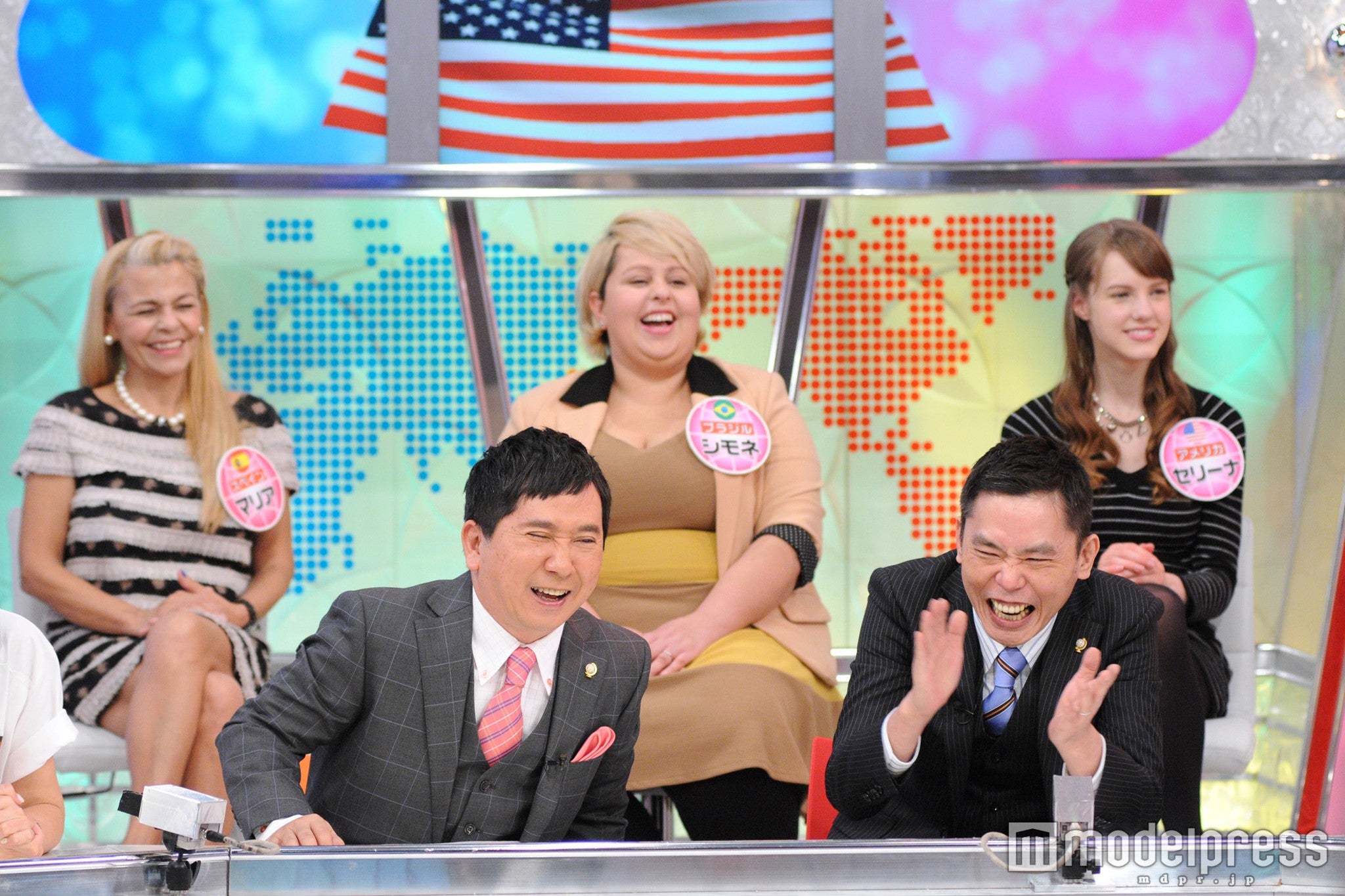 「世界の日本人妻は見た」スタジオの様子／画像提供：毎日放送