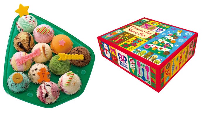 クリスマスツリー バラエティパック/画像提供:サーティワン アイスクリーム