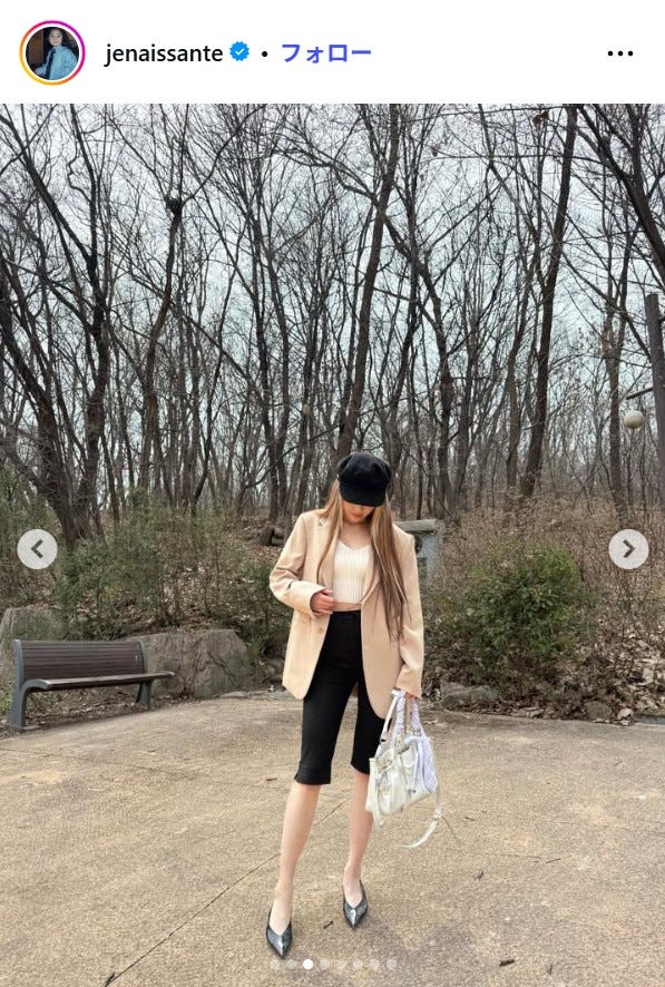 HUH YUNJIN(ホ・ユンジン)Instagramより