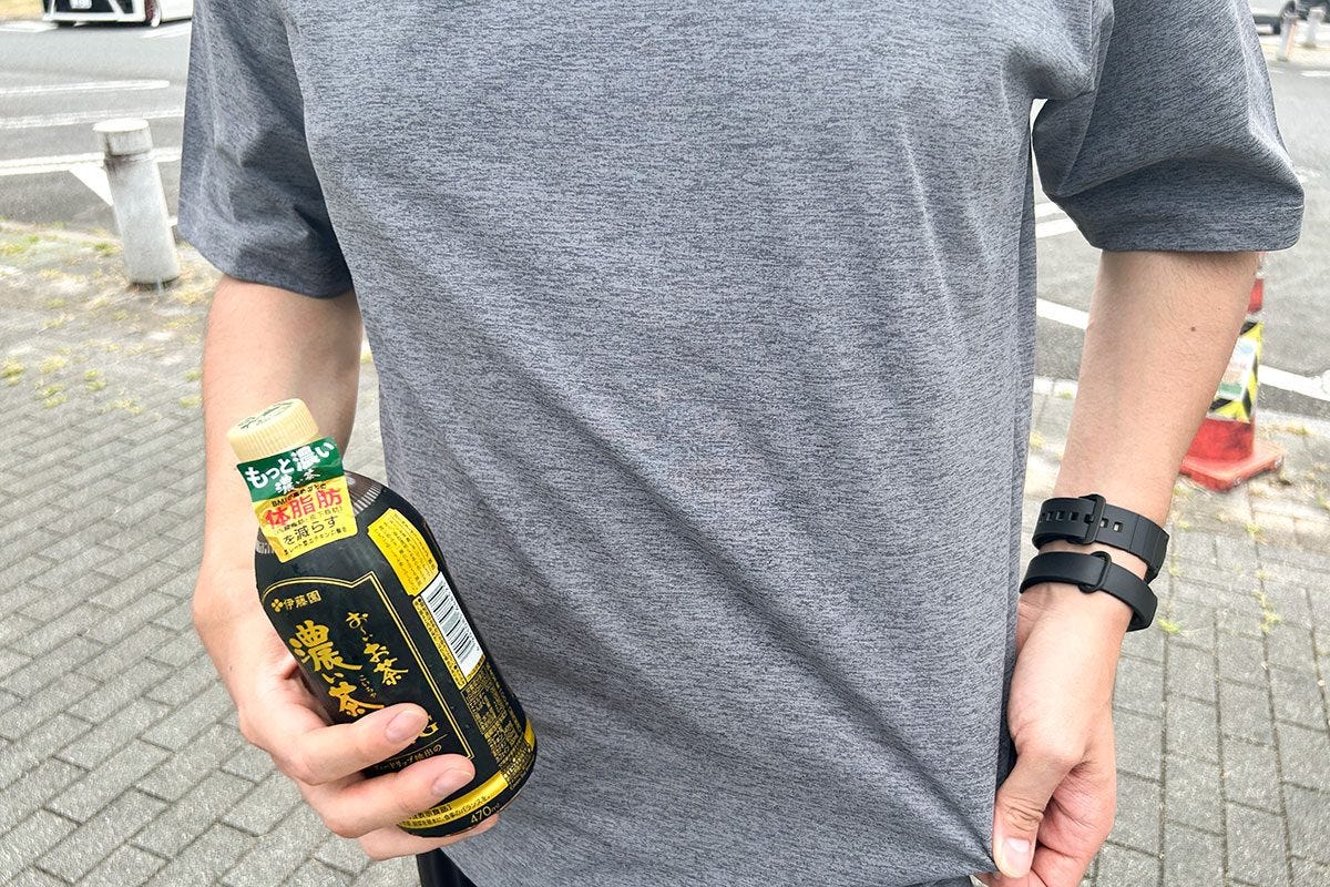 ワークマン・汗が染みても目立ちにくいTシャツ