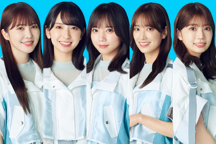 今回新たに出演が発表された日向坂46(左から)加藤史帆、金村美玖、齊藤京子、佐々木久美、高本彩花(提供写真)