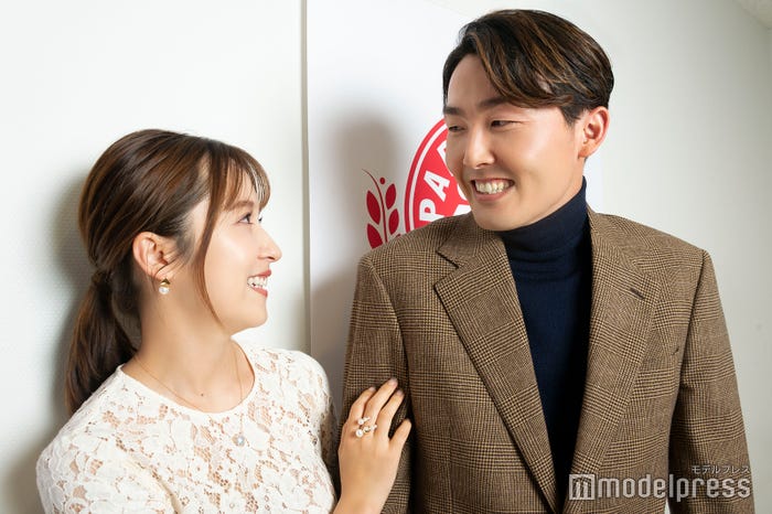 衛藤美彩、源田壮亮選手(C)モデルプレス