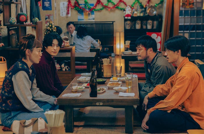 菊地凛子、塩野瑛久、竹原ピストル、錦戸亮(C)フジテレビ