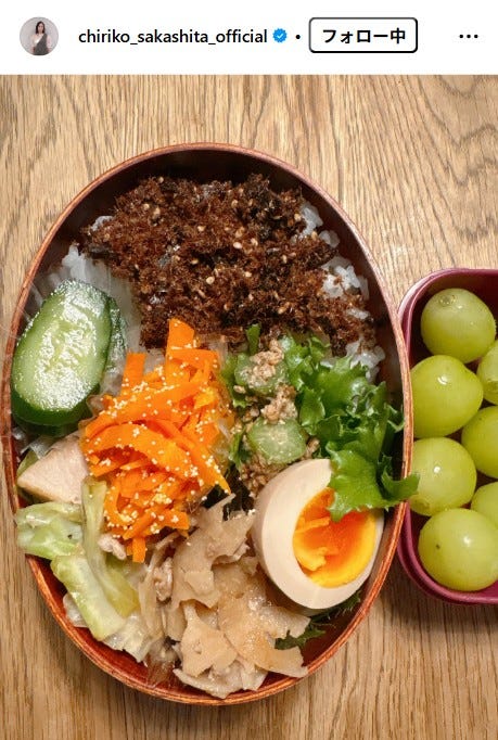 坂下千里子公式Instagramより