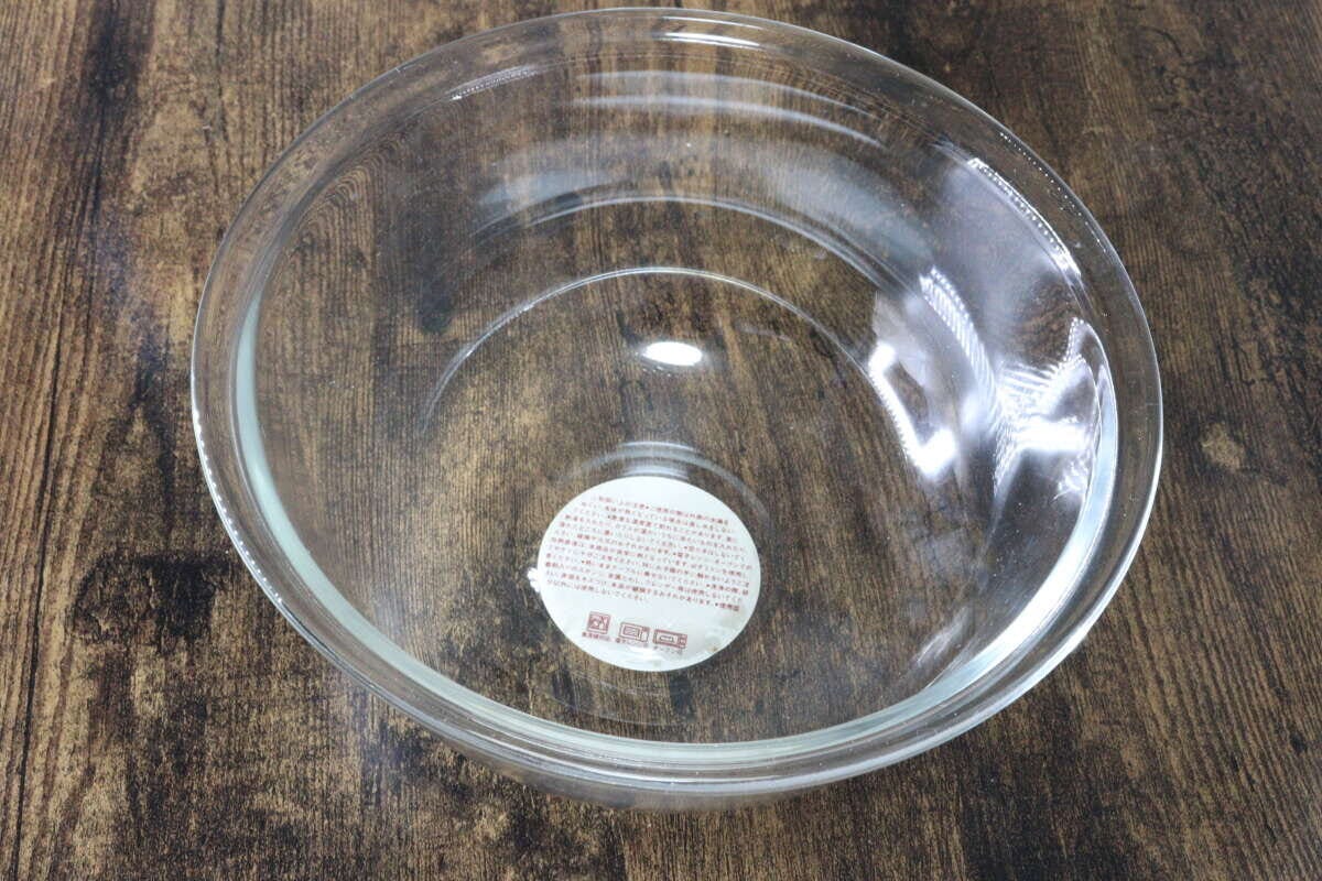 無印良品の耐熱ガラスボール