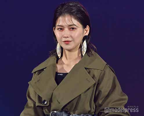 櫻坂46渡邉理佐、ハンサムスタイル&お茶目ポーズのギャップにキュン<TGC 2022 S/S>