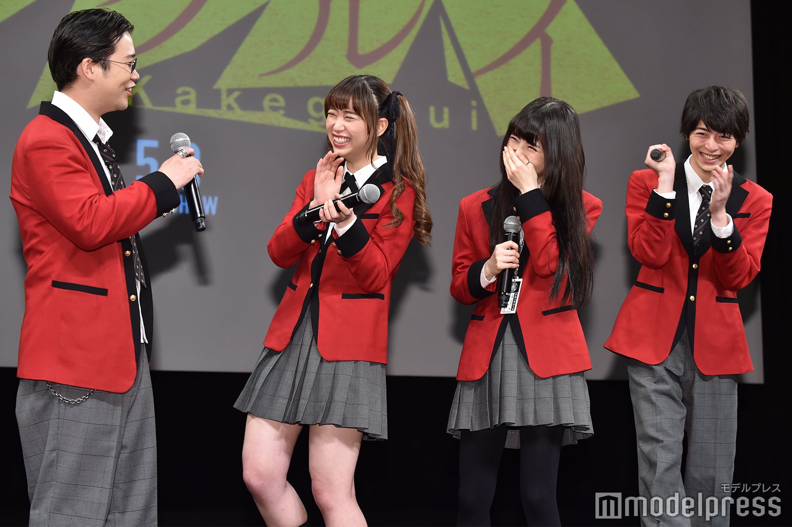 矢本悠馬、森川葵、浜辺美波、高杉真宙 （C）モデルプレス