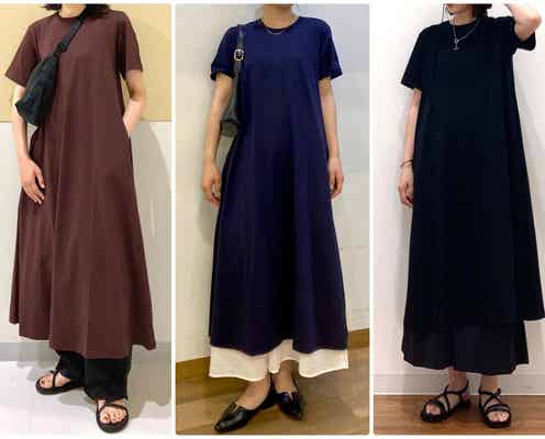 2990円の万能ワンピ!【ユニクロ】楽ちんで涼しいTシャツワンピでつくる「40代の着回し夏コーデ」3選