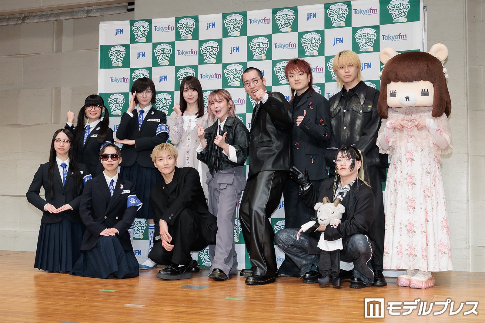 （上段左より）MIZYU、SUZUKA、賀喜遥香、アンジェリーナ1／3、溝上たんぼ、Ktjm、オオノタツヤコレサワ（下段左より）KANON、RIN、小森隼、谷絹茉優（C）モデルプレス