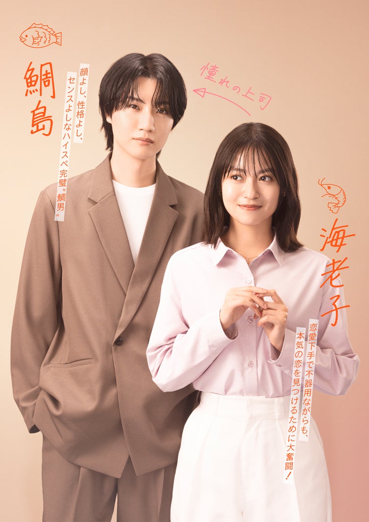 桜田通、田辺桃子／カップルビジュアル（C）中京テレビ