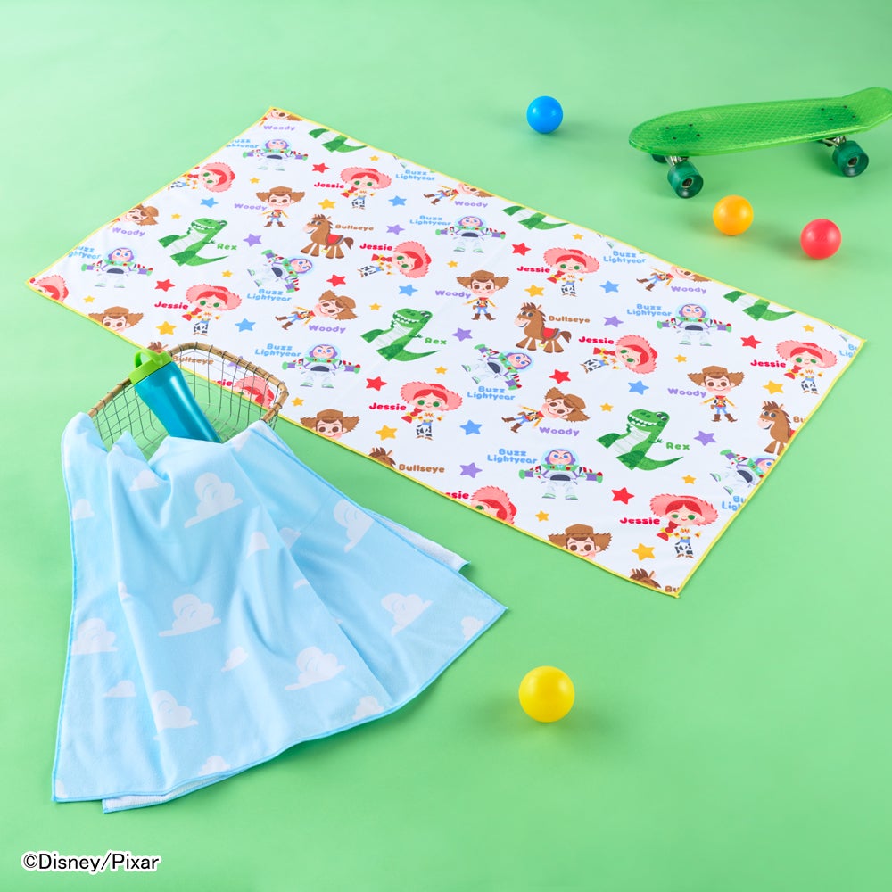 トイ・ストーリー　プレミアムビッグバスタオル（全長約140×80×0.5cm）