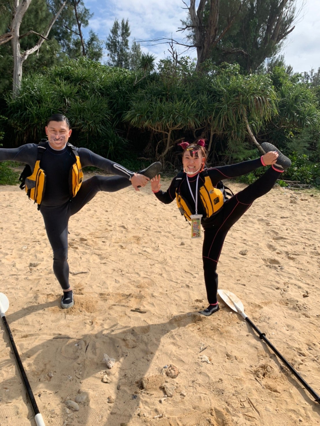 春日俊彰、フワちゃん （C）フジテレビ