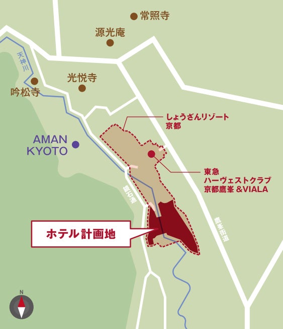 （仮称）京都鏡石ホテルプロジェクト／画像提供：ヒルトン