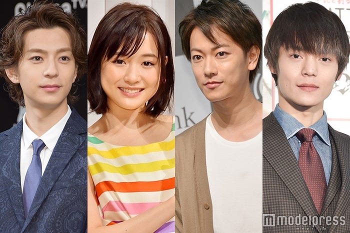 左から:三浦翔平、大原櫻子、佐藤健、窪田正孝(C)モデルプレス