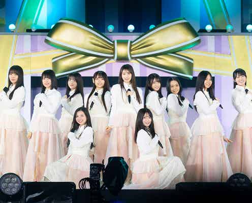 乃木坂46・6期生、初のバスラで感極まる “誕生日当日”鈴木佑捺はサプライズ祝福に涙【13thバスラ】
