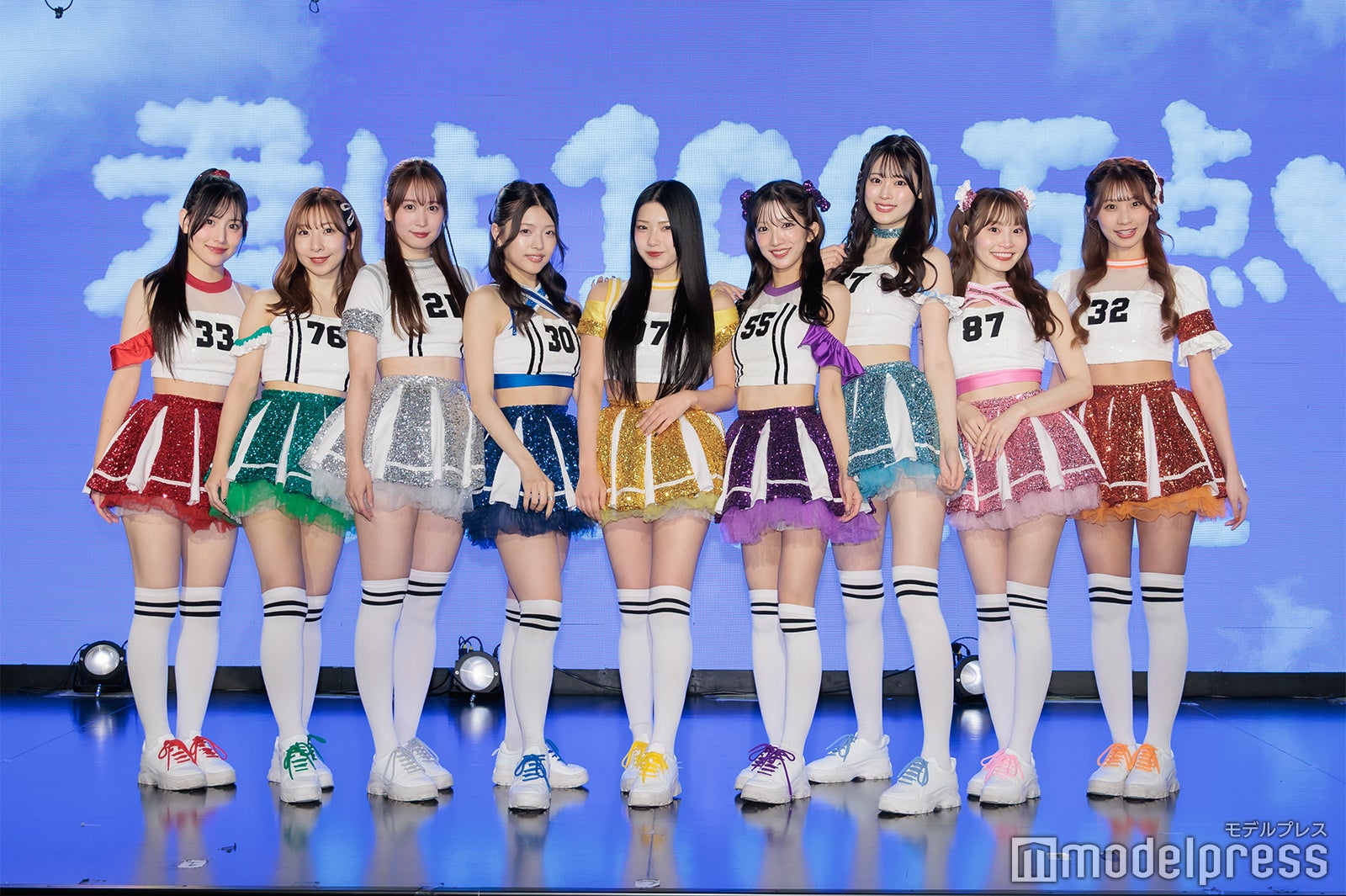 辺見桃和、板野成美、新居稚菜、堀口美澪、松山玲菜、中山萌乃香、小崎凛奈、北村陽奈、河合彩香（C）モデルプレス