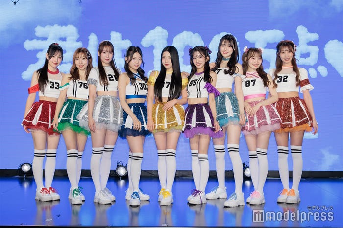 辺見桃和、板野成美、新居稚菜、堀口美澪、松山玲菜、中山萌乃香、小崎凛奈、北村陽奈、河合彩香(C)モデルプレス