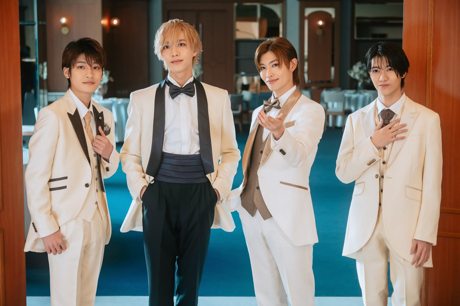 芳賀柊斗、松井奏、増子敦貴、大東立樹「熱愛プリンス」第3話（C）青月まどか／「熱愛プリンス」製作委員会・MBS