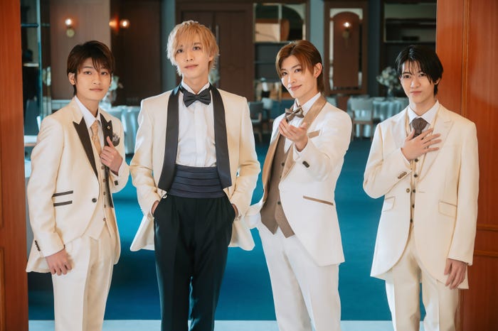 芳賀柊斗、松井奏、増子敦貴、大東立樹「熱愛プリンス」第3話(C)青月まどか/「熱愛プリンス」製作委員会・MBS