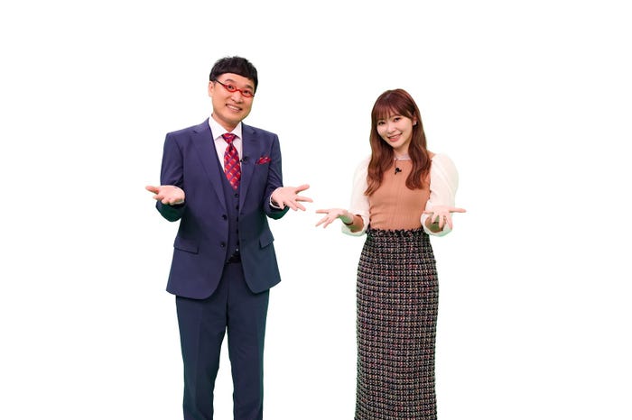 山里亮太、指原莉乃(C)テレビ西日本