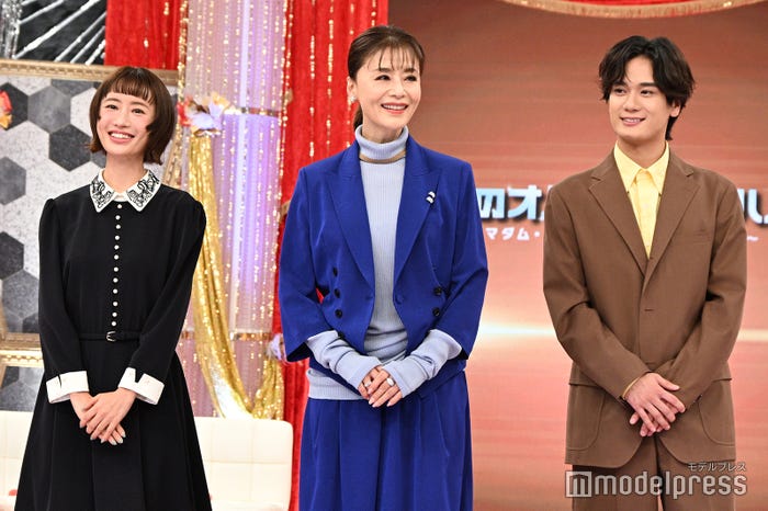 松本まりか、大地真央、堀海登(C)モデルプレス