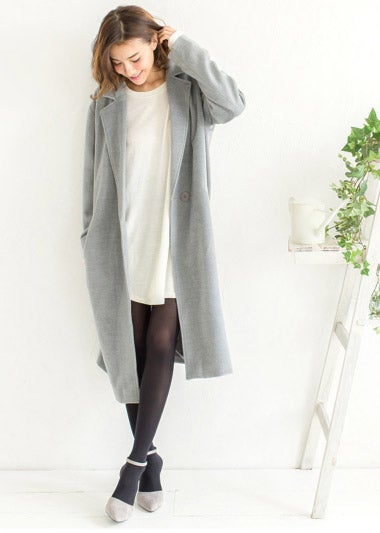 ロングチェスターコート「Re:EDIT by GALSTAR」6,298円（税込）／画像提供：Re:EDIT by GALSTAR