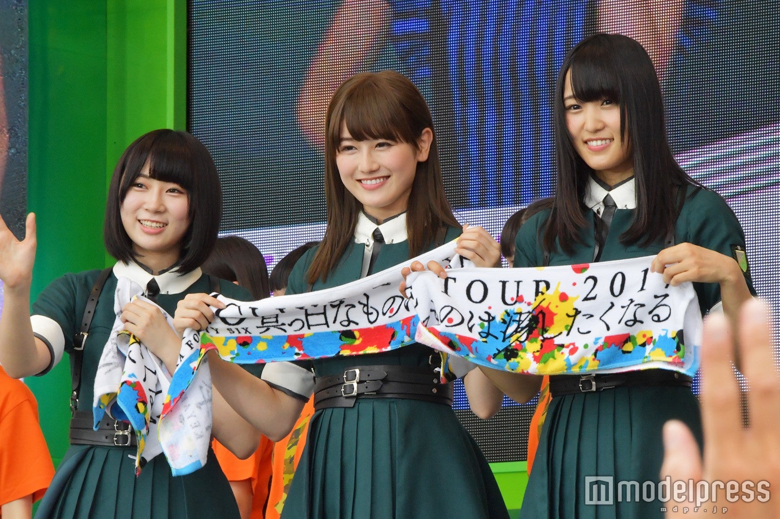 長沢菜々香、守屋茜、菅井友香（C）モデルプレス