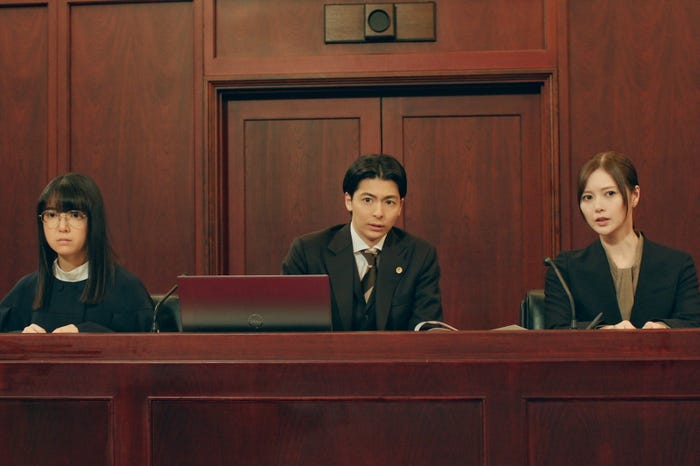 上白石萌音、高杉真宙、白石麻衣「法廷のドラゴン」第7話(C)「法廷のドラゴン」製作委員会