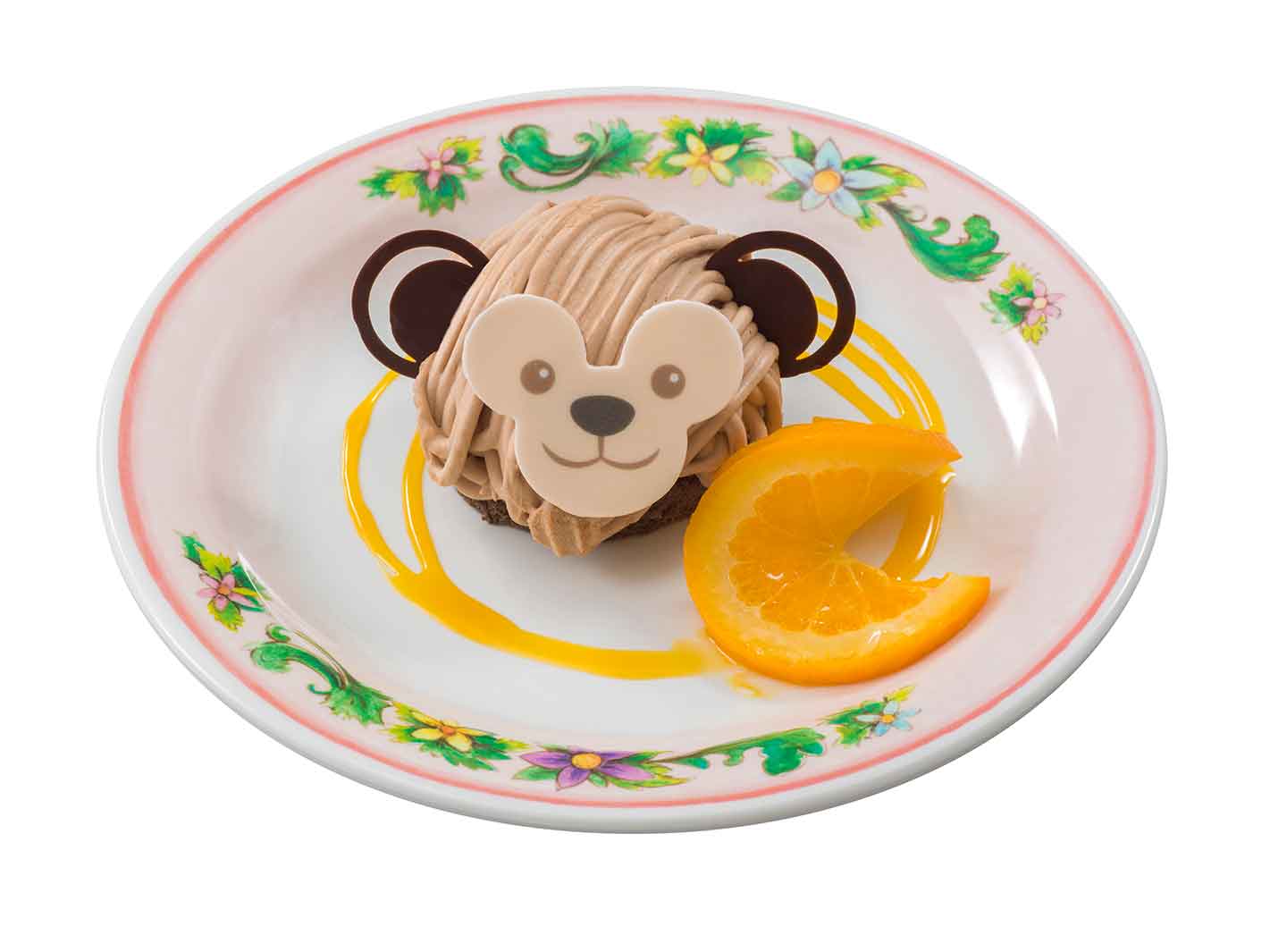 ダッフィーをテーマにしたデザート（C）Disney