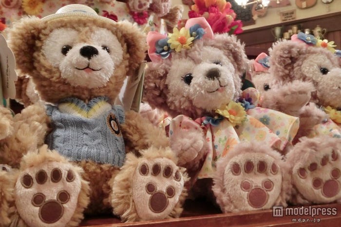 ダッフィーとシェリーメイのコスチューム着用「ぬいぐるみ(SS)」