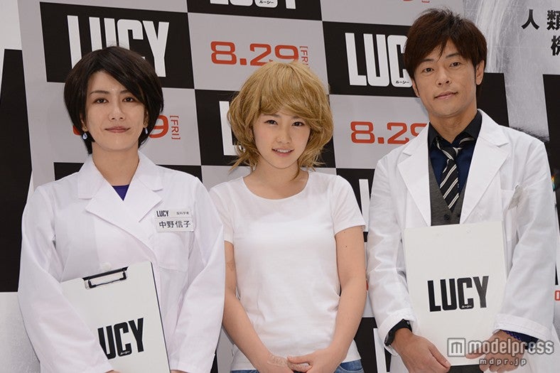 （左より）中野信子氏、川栄李奈、陣内智則